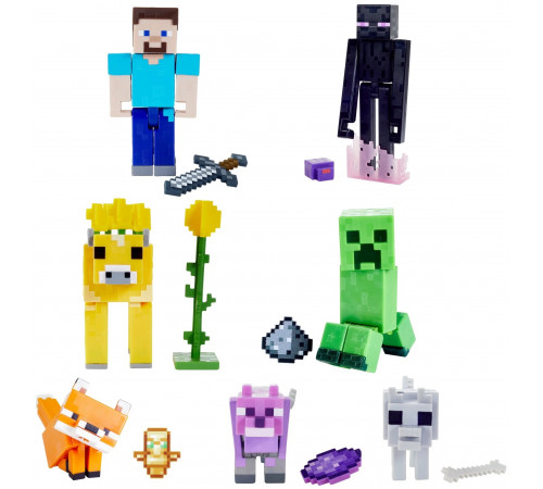 minecraft gtp08 Базовая фигурка "Майнкрафт" (8 см.) в асс.