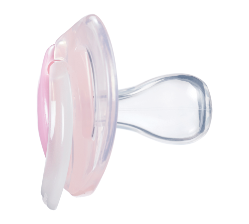 tommee tippee tt0484 Пустышка симметричная "night time" розовый (6-18 м.) 2 шт. 