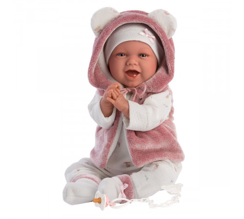 llorens păpușă interactivă "sonrisas chaqueta fucxia" 74070 (40 cm.)