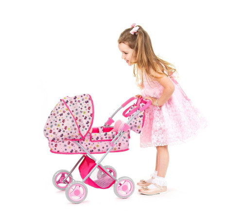 chipolino Коляска для кукол "dora" kzkdr02401bu butterflies