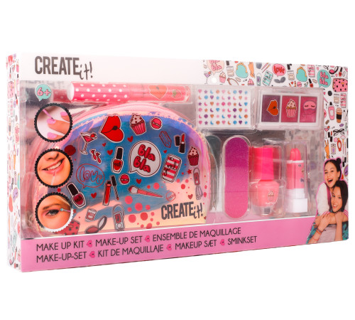 Create it 84510 Подарочный набор для макияжа с косметичкой Детский магазин в Кишиневе в Молдове create it 84510 Подарочный набор для макияжа с косметичкой