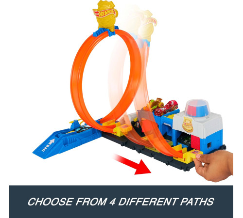 hot wheels jbm71 Игровой набор "Суперполицейский участок"