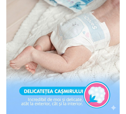 joonies mega pack 953200 premium soft scutece nb, 0-5 kg, (6x24) 144 buc.