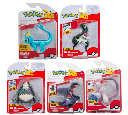  jazwares pkw95135-15 figurină "pok&eacute;mon: battle figure pack" (in sort.)