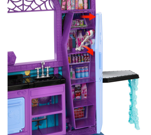 monster high jbf16 ​Игровой набор "БУ-тик Отель - Логово для жутко стильных" 