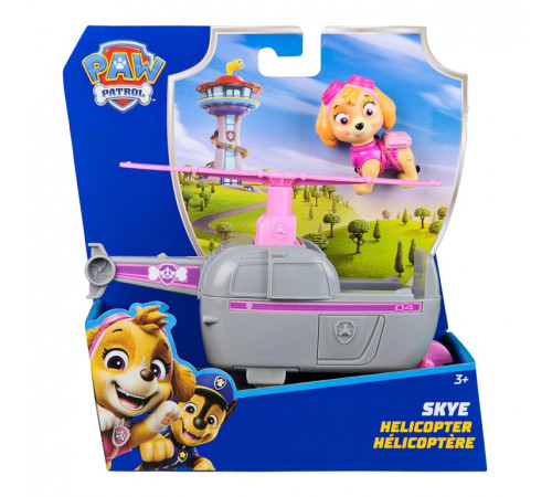  spin master 6071211  Игровой набор с фигуркой "Щенячий патруль, Классическая машинка Скай"