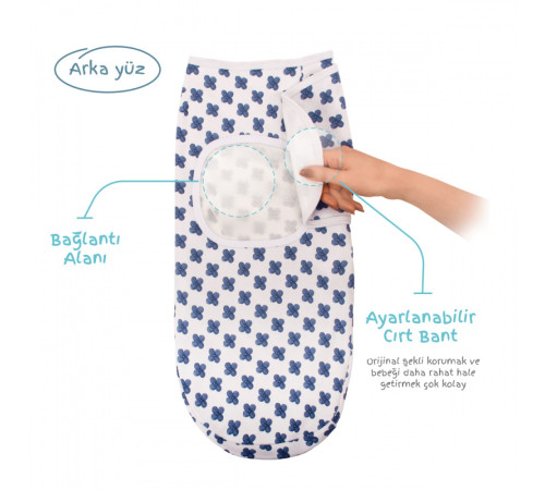 sevi 118 Пеленка-кокон interlock (в асс.)