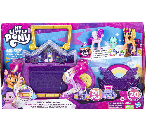 my little pony f3867 set de joc "musical mane melody"