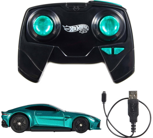 hot wheels jhw59 mașină cu radiocontrol "aston martin vantage, 1:64"