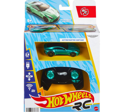  hot wheels jhw59 mașină cu radiocontrol "aston martin vantage, 1:64"