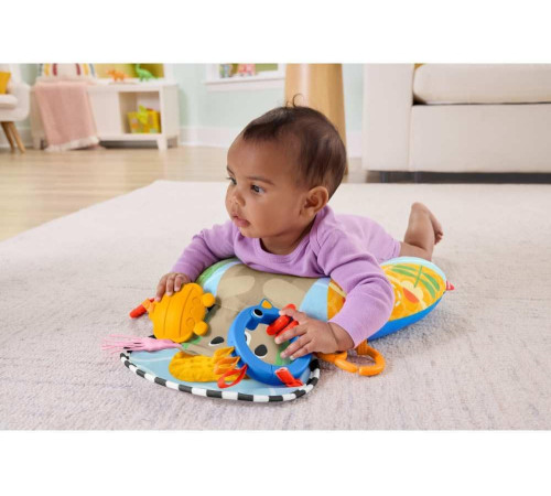fisher-price jhb44 pernă pentru joacă pe burtică "ursuleț bl&acirc;nd"
