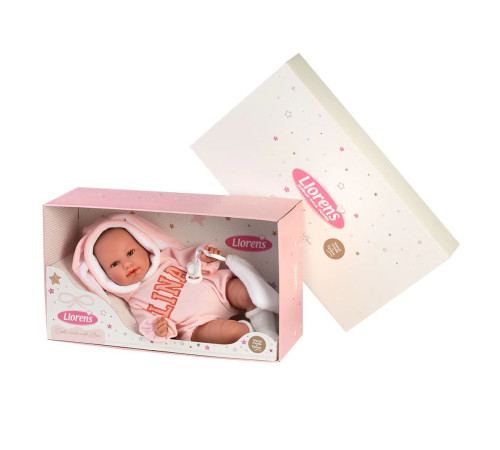 llorens 74510 păpușa pl&acirc;ngătoare "lina llorona vestido rosa" (45 cm)