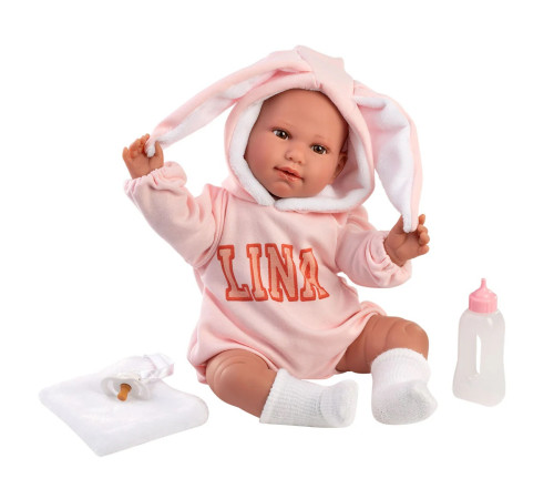 llorens 74510 păpușa pl&acirc;ngătoare "lina llorona vestido rosa" (45 cm)