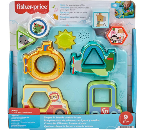 fisher-price hrp31 Музыкальные пазлы 2 в 1 "Веселые приключения"