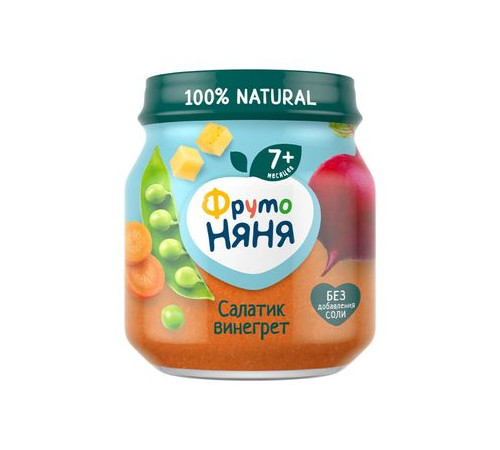  Фрутоняня piure salata de legume vinegret 12*110gr