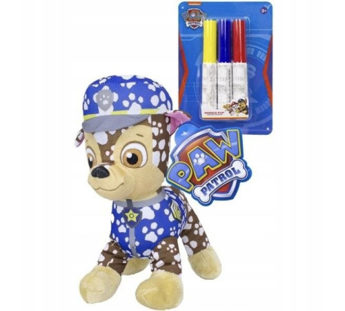 spin master paw patrol jucărie moale chase cu carioci pwp20-4898-1-fo (27см)