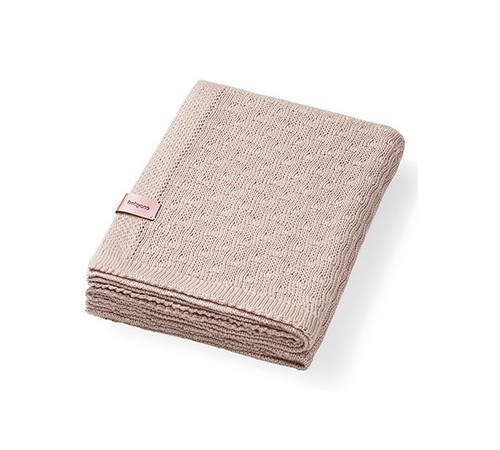  babyono-81232 1673/03 Плед трикотажный бамбуковый (75 x 100 см) бежевый