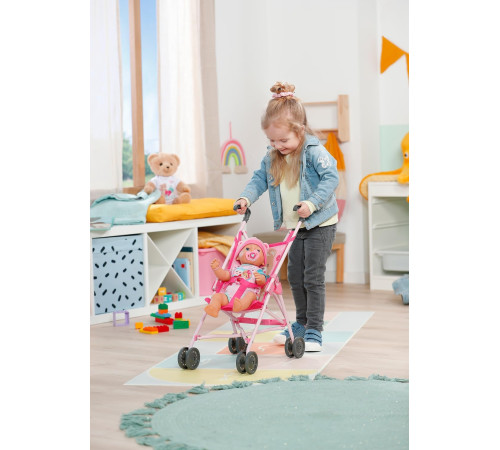 zapf creation 836439 Коляска для кукол baby born "Мишка" (43 см.)