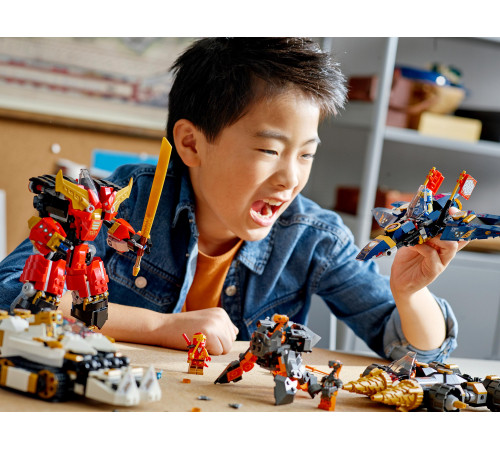 lego ninjago 71765 Конструктор "Ультра-комбо-робот ниндзя" (1104 дет.)