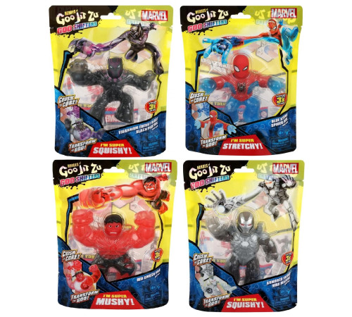 goo jit zu 42577g cтрейч-фигурка "marvel goo shifters" в асс.