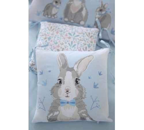 veres 217.11 Постельное бельё "summer bunny blue" (6 ед.)