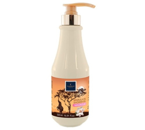  famirel gel de duș "marula oil" magnolia (500 ml.) 085687