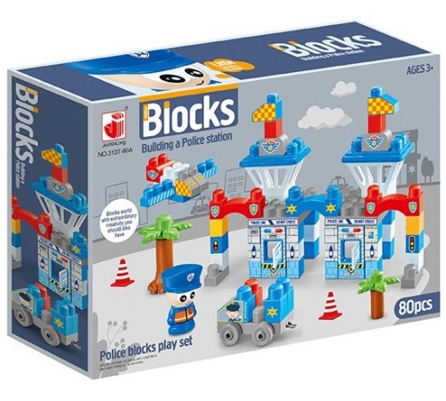  op РЕ02.237 Конструктор "Полицейская Станция" (80 дет.)