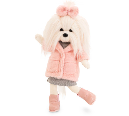  orange toys ld5/100 jucărie moale "c&acirc;ine lucky mimi: iarna la modă" (25 cm.)