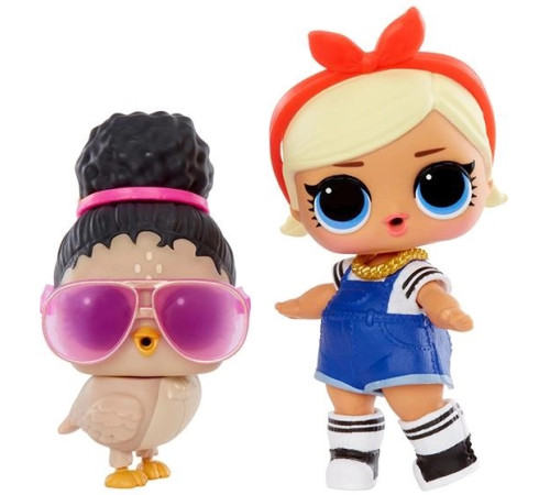 l.o.l. 987833 set 2 figurine l.o.l. surprise! seria opp tot + pet - shorty + foxy flyer