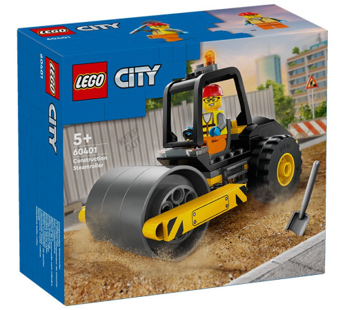  lego city 60401 constructor "cilindru compactor de santier" (78 el.)