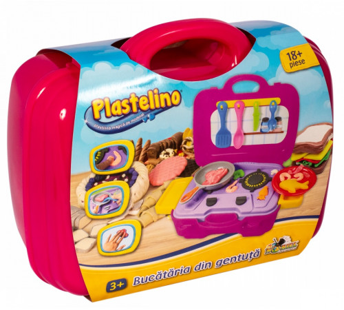  plastelino int6857 Набор пластилина "Кухня" в чемодане