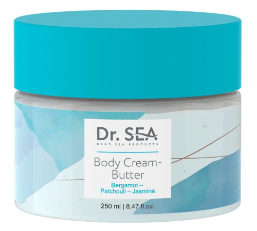 dr.sea Крем-баттер для тела Бергамот-Пачули-Жасмин (250 мл) 020899