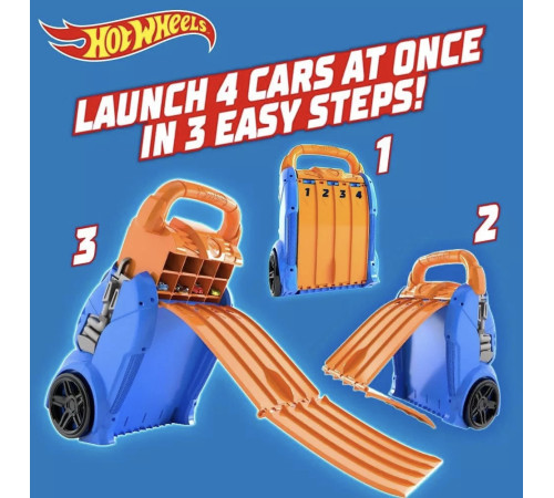 hot wheels hwcc14 container portabil-pista 2în1