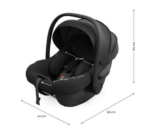 kinderkraft scaun auto "i-lite" (40-87 cm) negru