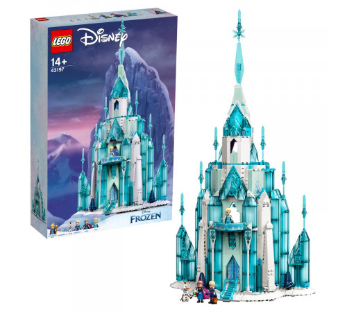 lego disney 43197 constructor "castelul de gheață" (1709 el.)