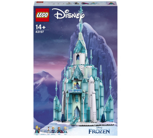  lego disney 43197 constructor "castelul de gheață" (1709 el.)