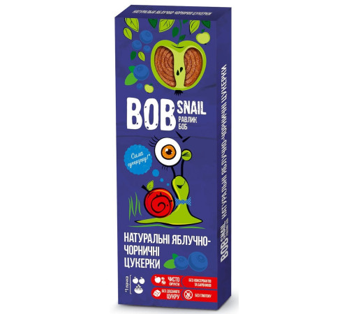 bob snail bomboane naturale "mere-afine" (30 gr.)