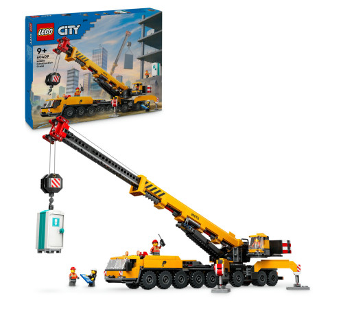lego city 60409 constructor "macara mobila galbena" (1116 el.)