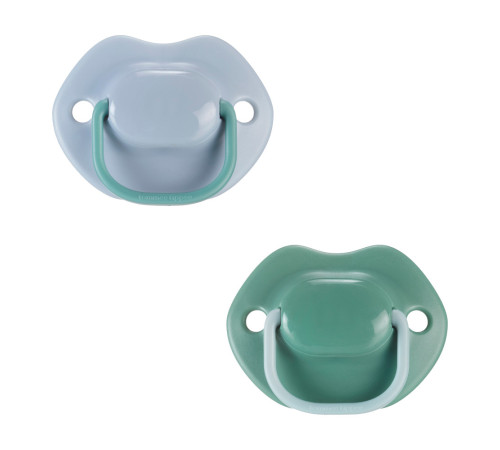tommee tippee tt0499 Пустышка симметричная силиконовая "moda" (6-18 м) 2 шт.