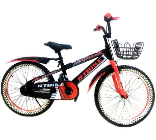  Велосипед "rtbike 20" чёрный\оранжевый