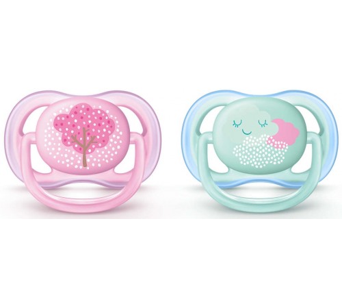  avent  scf343/20 suzera din silicon ultra air (0-6 m.) 2 buc.