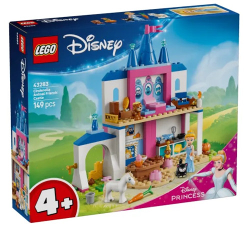  lego disney 43283 Конструктор "Замок друзей-животных Золушки" (149 дет.)