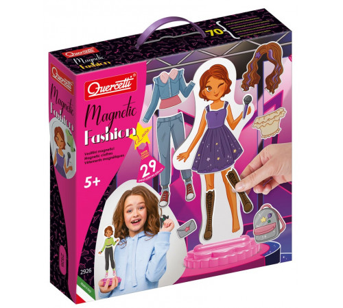Jucării pentru Copii - Magazin Online de Jucării ieftine in Chisinau Baby-Boom in Moldova Quercetti 2926 Set de joc Magnetic Fashion "Laura"  quercetti 2926 set de joc magnetic fashion "laura"