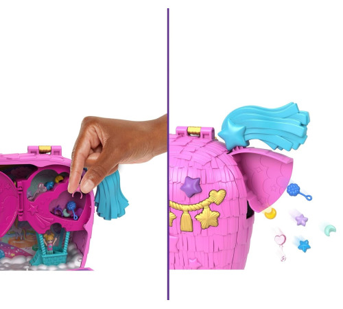 polly pocket hyd96 Игровой набор "Единорог: Вечеринка!"