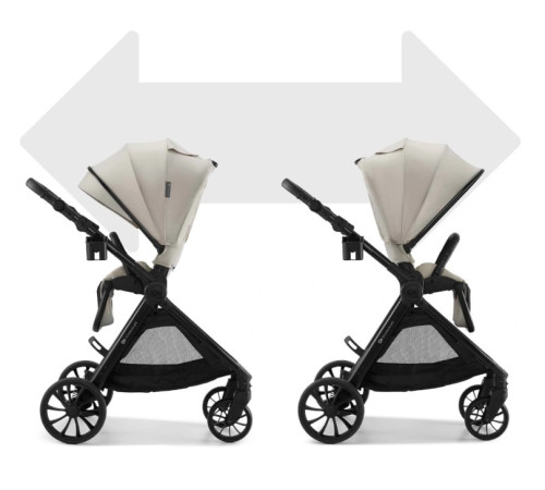 kinderkraft cărucior multifuncțional 2-&icirc;n-1 vesto 2 (bej)