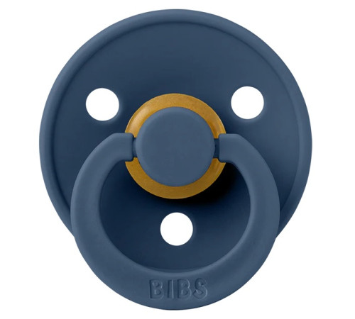  bibs Пустышка круглая латексная color s steel blue (0-6 м.)