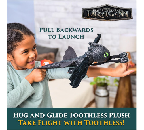 spin master 6072913 d jucărie moale "toothless" (30 cm)