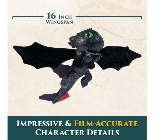 spin master 6072913 d jucărie moale "toothless" (30 cm)