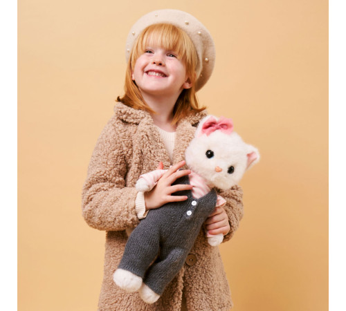 orange toys lk01/02 jucărie de pluș "lucky sophie: fashion cat" (38 cm)