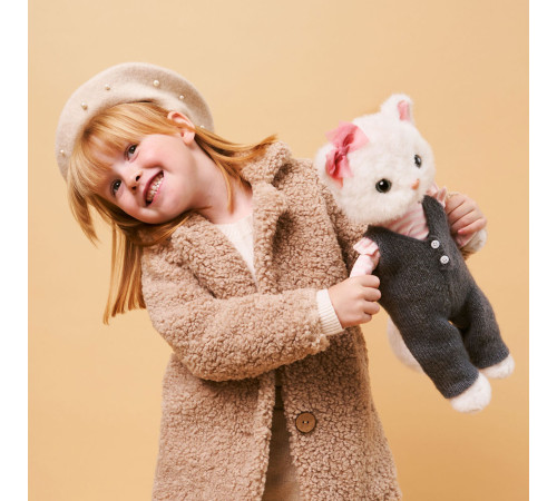 orange toys lk01/02 jucărie de pluș "lucky sophie: fashion cat" (38 cm)
